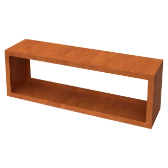 Brændestativ <strong>Vermis</strong>  Cortenstål 150x38x50 cm