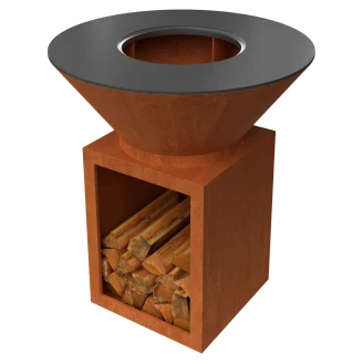 Ildskål <strong>Emberon</strong>  Cortenstål 50x90 cm