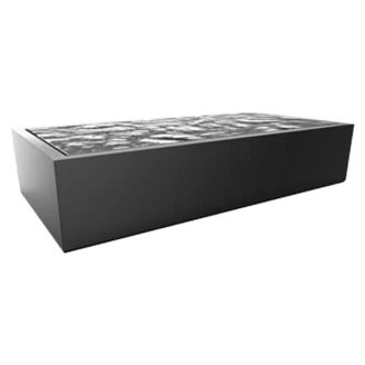 Vandspejl <strong>Skagen</strong>  Sort 125x80x50 cm