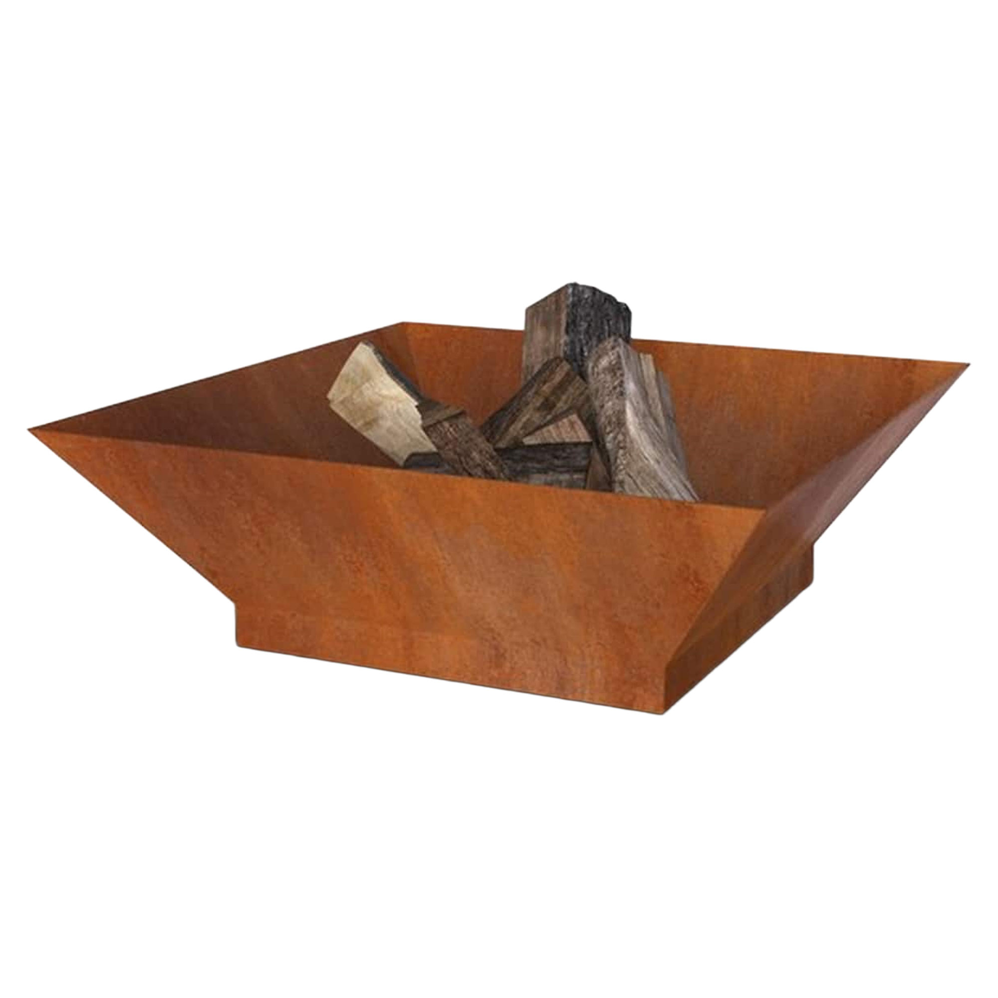 Ildskål Oskara Cortenstål 80x80 cm