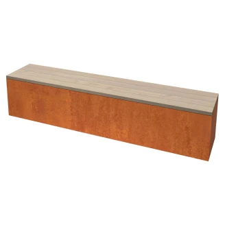 Havebænk <strong>Modero</strong>  Cortenstål 200 cm