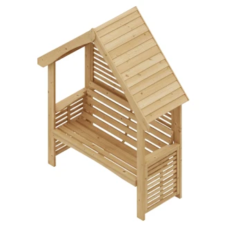 Pergola med Bænk <strong>Belmira</strong>  Træ