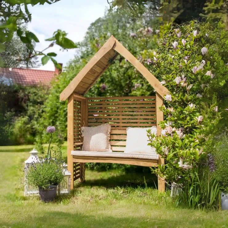 Pergola med Bænk Belmira Træ