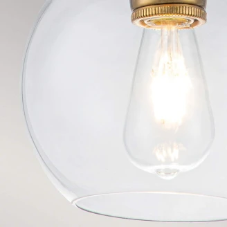 Feiss Hængende Lampe Tabby Messing