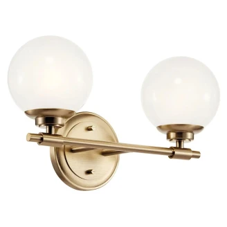 Kichler Væglampe <strong>Benno</strong>  Hvid, Guld