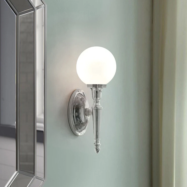 Elstead Væglampe Dryden Krom