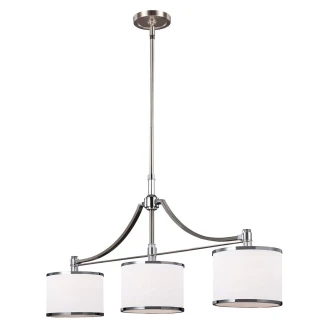 Feiss Hængende Lampe <strong>Prospect Park</strong>  Krom, Hvid