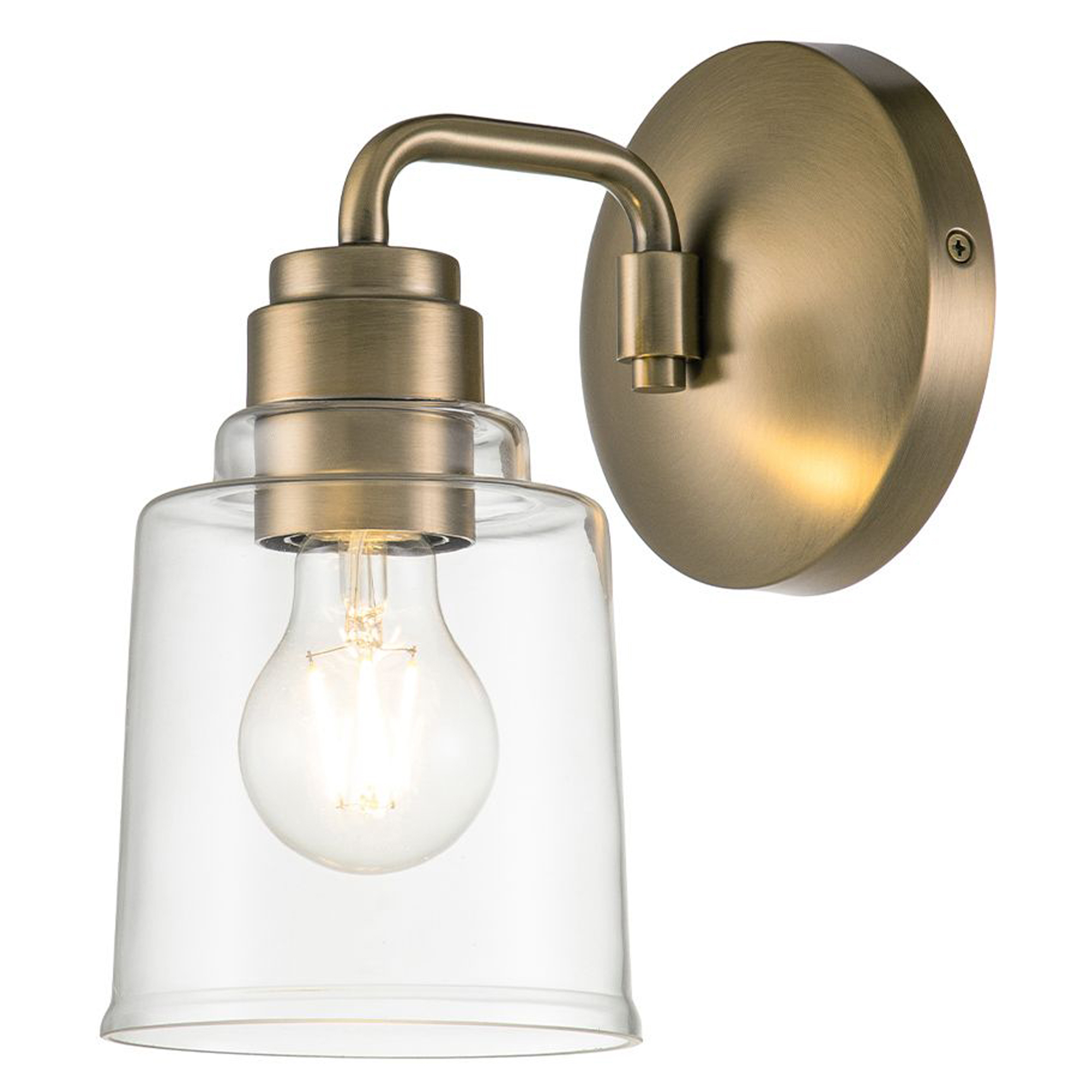 Kichler Væglampe Aivian Messing