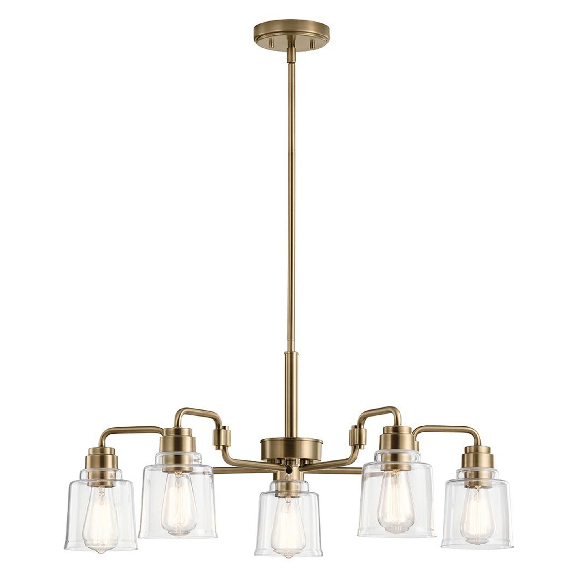 Kichler Hængende Lampe Aivian Messing