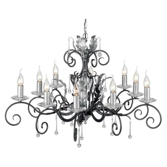 Elstead Hængende Lampe <strong>Amarilli</strong>  Sort, Sølv