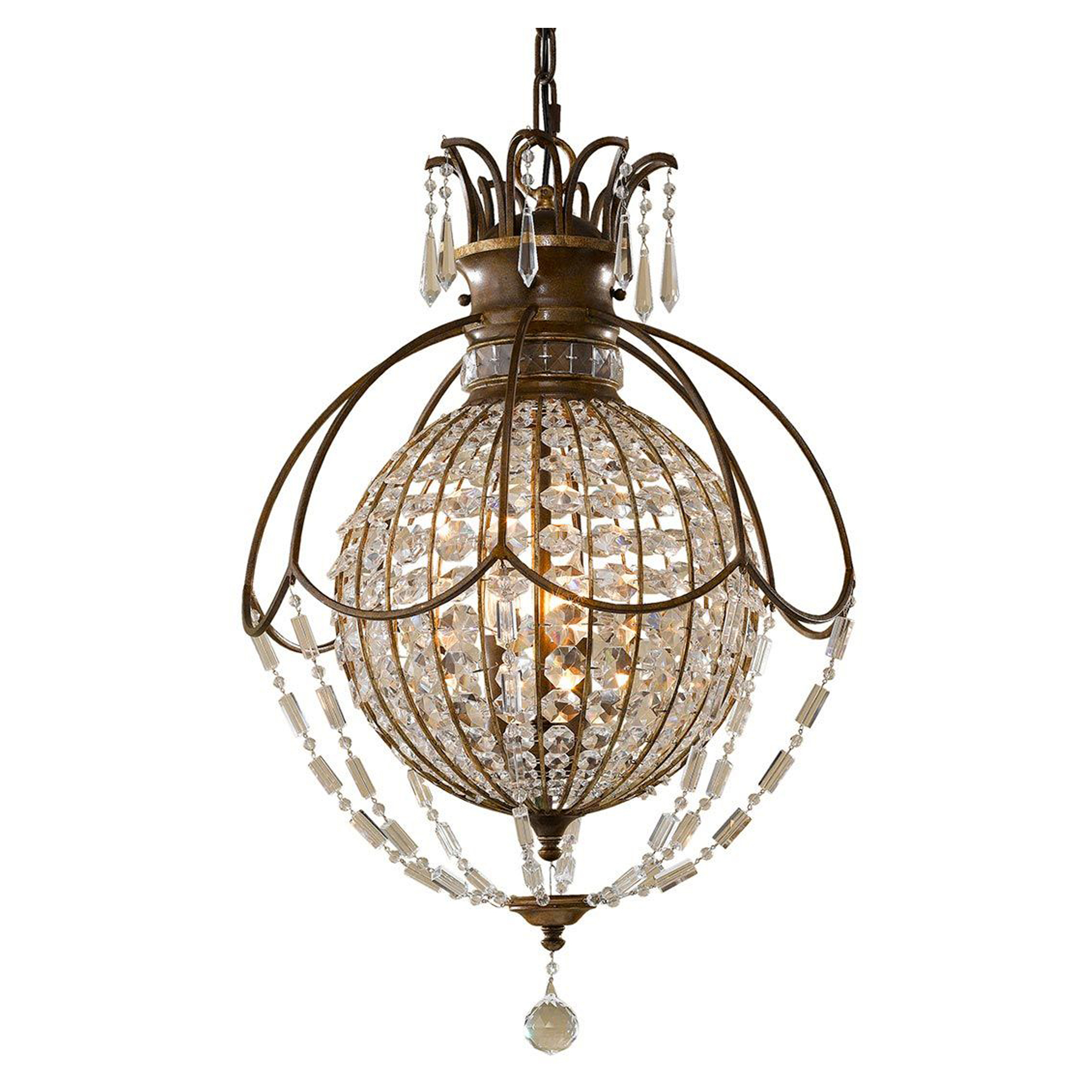 Feiss Hængende Lampe Bellini Oxideret Bronze