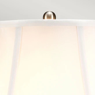 Elstead Bordlampe Blue Ginger Jar Blå, Hvid