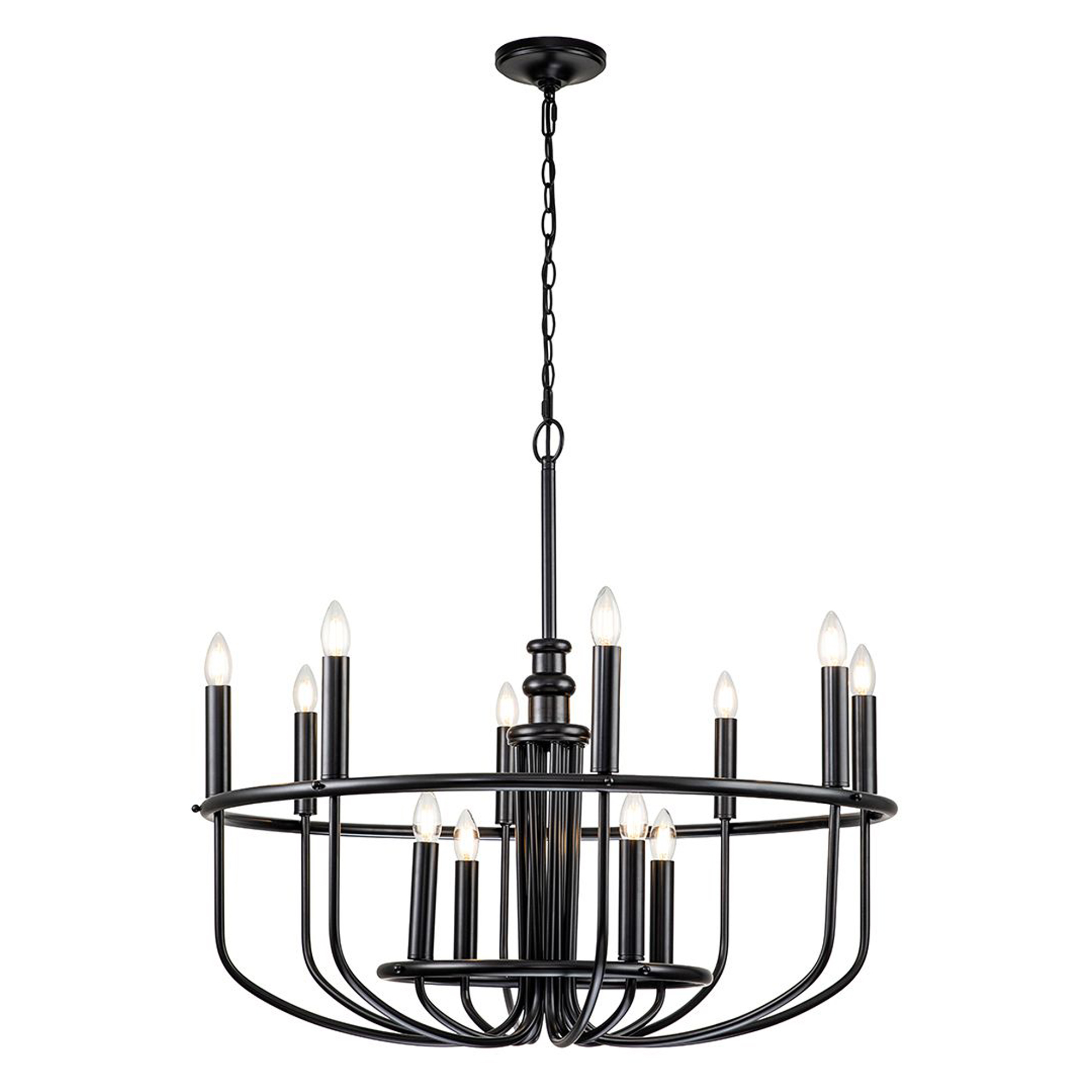 Kichler Hængende Lampe Capitol Hill Sort