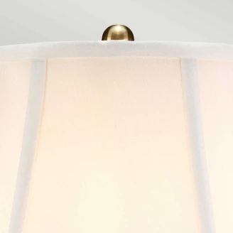 Elstead Bordlampe Goldthistle Guld, Hvid