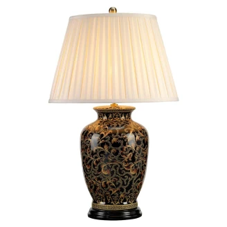 Elstead Bordlampe L <strong>Morris</strong>  Guld, Sort