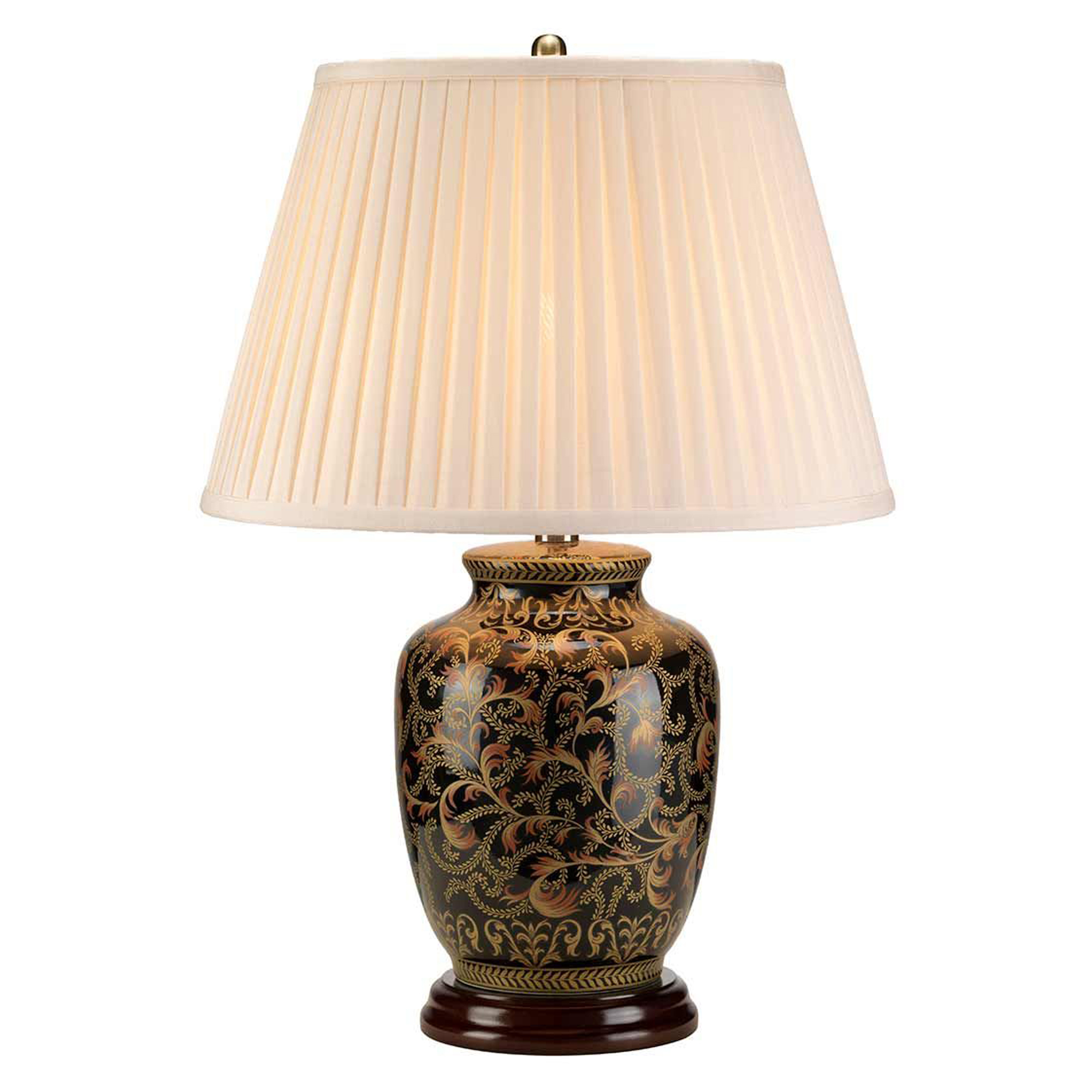 Elstead Bordlampe M Morris Guld, Sort