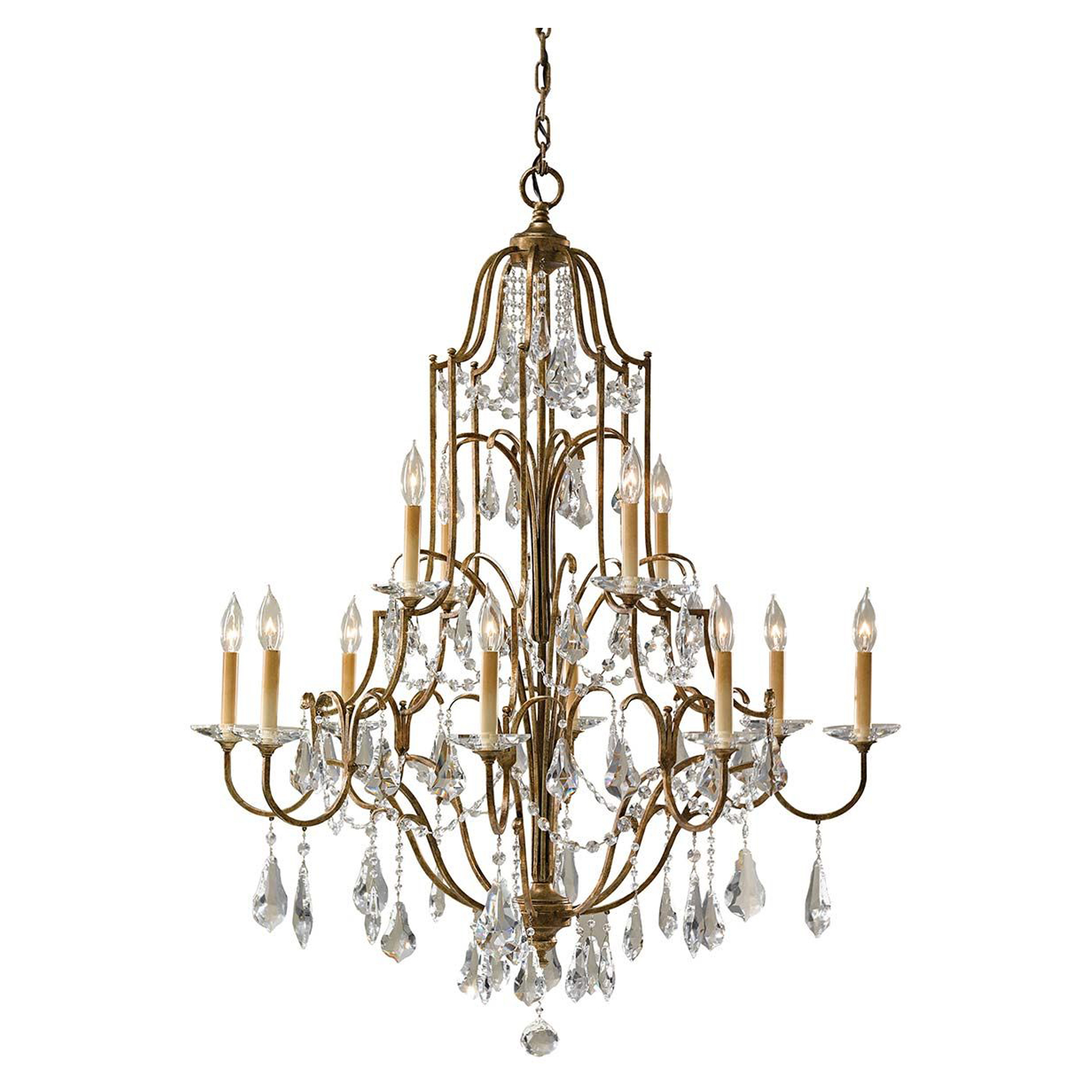 Feiss Hængende Lampe Dodeca Valentina Oxideret Bronze