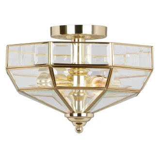 Elstead Loftlampe <strong>Old Park</strong>  Poleret Messing