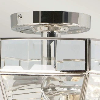 Elstead Loftlampe Old Park Poleret Nikkel