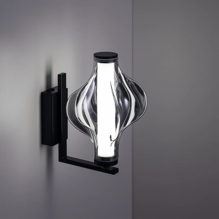 Væglampe Edda Sort Blank