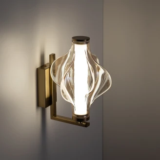 Væglampe <strong>Edda</strong>  Messing Blank