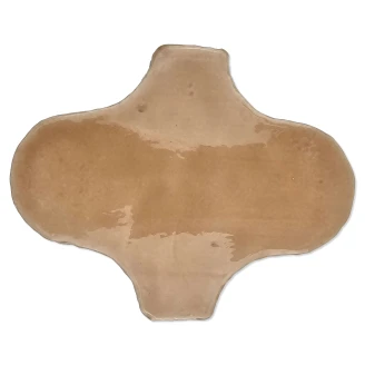 Alteret Håndlavet Vægflise <strong>Doha</strong>  Kamel Blank 14x17 cm