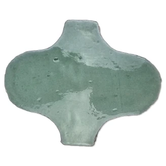 Alteret Håndlavet Vægflise <strong>Doha</strong>  Agua Marina Blank 14x17 cm