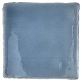 Alteret Håndlavet Vægflise Basis Laguneblå Blank 10x10 cm