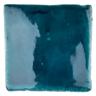 Alteret Håndlavet Vægflise Basis Posidoniablå Blank 10x10 cm