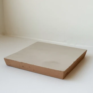 Alteret Håndlavet Vægflise <strong>Zellige Alteret</strong>  Gris Perle Blank 10x10 cm