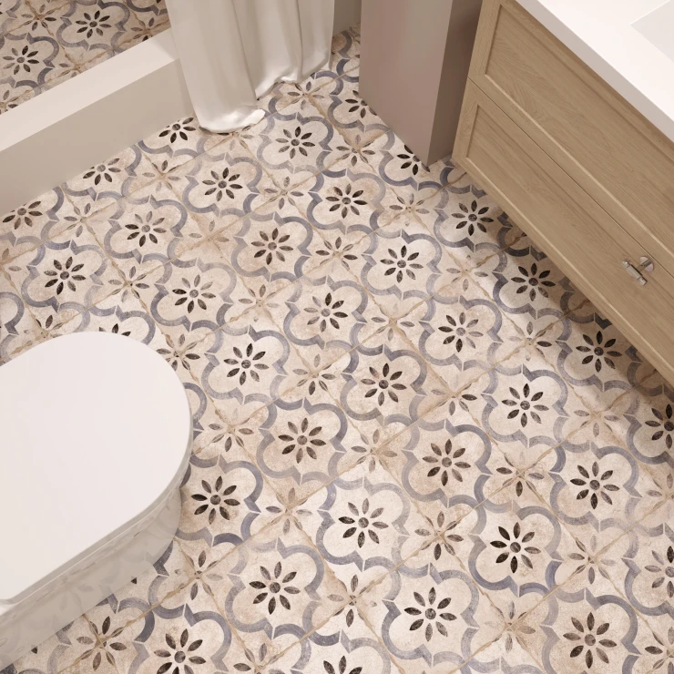 Klinker Amira Blå Mat 23x23 cm