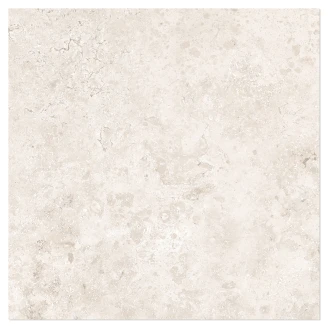 Klinker <strong>Kalksten Fjäll</strong>  Hvid Mat-Struktur 3D 60x60 cm