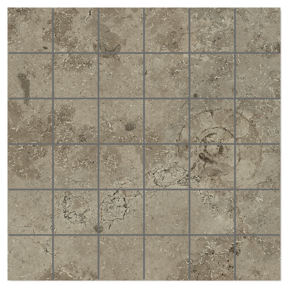 Klinker Kalksten Fjäll Grå Beige Mat-Struktur 3D 30x30 (5x5) cm