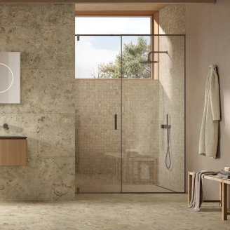 Klinker <strong>Kalksten Fjäll</strong>  Lys Brun Mat-Struktur 3D 30x30 (5x5) cm