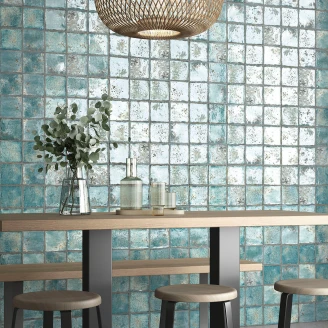 Klinker <strong>Lustre</strong>  Turkis Mat 12x12 cm