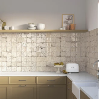 Klinker <strong>Lustre</strong>  Fløde Mat 12x12 cm