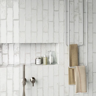 Klinker <strong>Lustre</strong>  Hvid Mat 7x28 cm