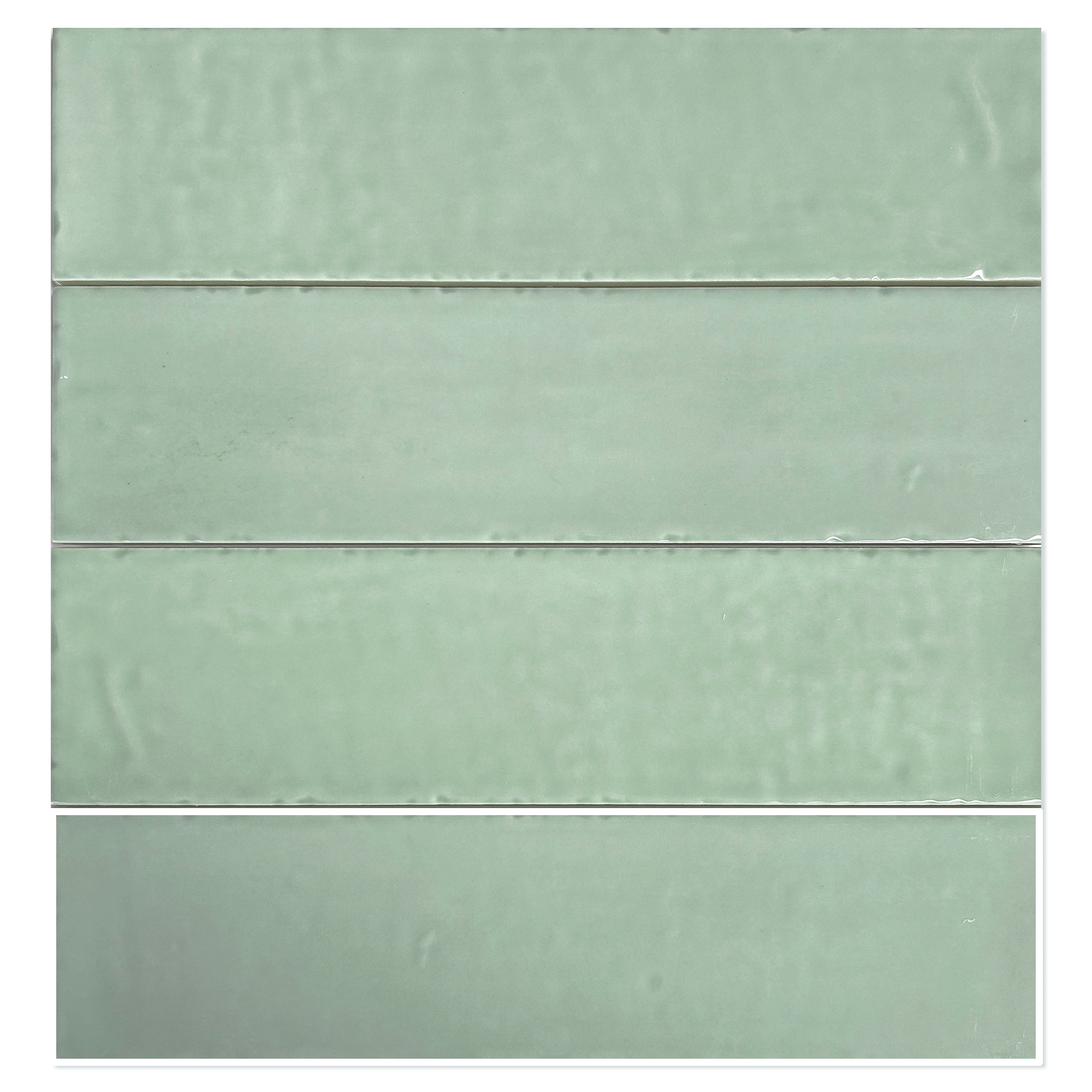 Vægflise Alcazar Salvie Blank 8x30 cm