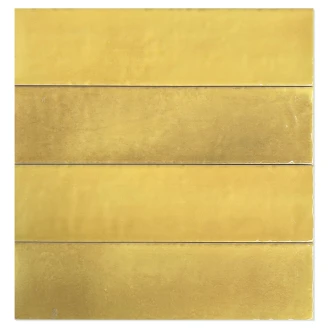 Vægflise <strong>Alcazar</strong>  Gul Blank 8x30 cm
