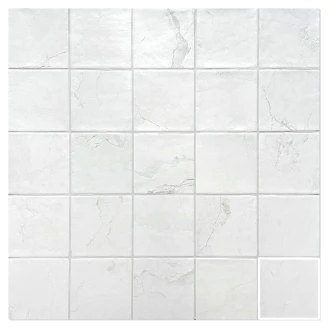 Marmor Klinker <strong>Niveo</strong>  Hvid Mat 12x12 cm