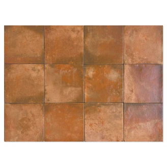 Klinker <strong>Portlligat</strong>  Rød Mat 12x12 cm