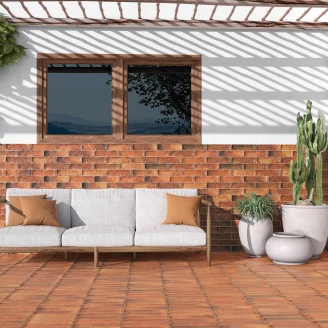 Klinker <strong>Portlligat</strong>  Rød Mat 7x28 cm