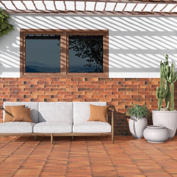 Klinker Portlligat Rød Mat 7x28 cm