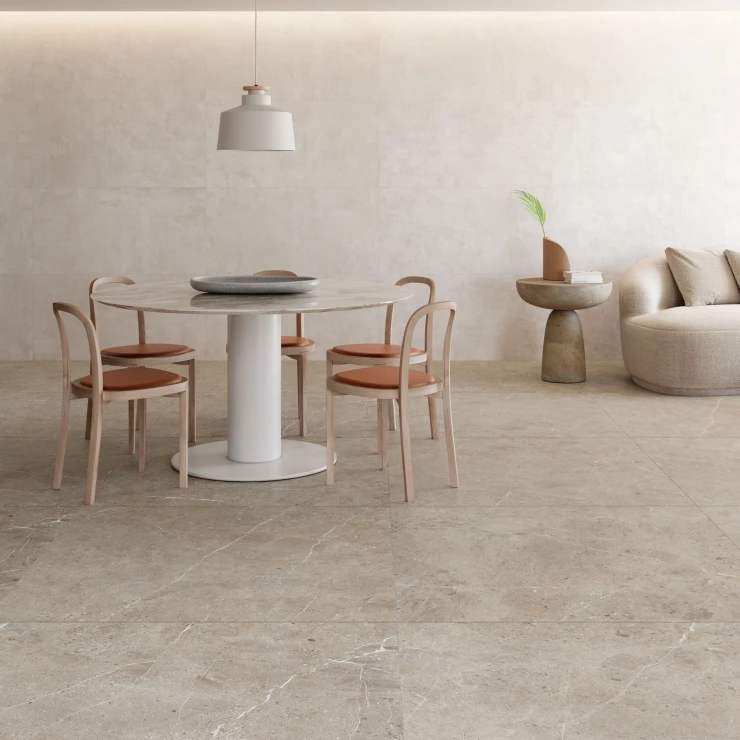 Klinker Elda Grå Beige Mat 90x90 cm