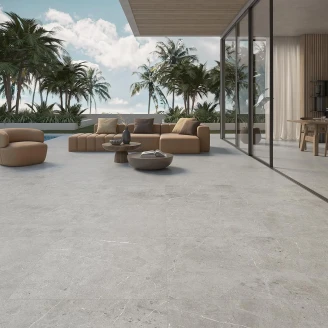 Udendørs Klinker <strong>Elda</strong>  Grå Mat 90x90 cm Tykkelse 20 mm