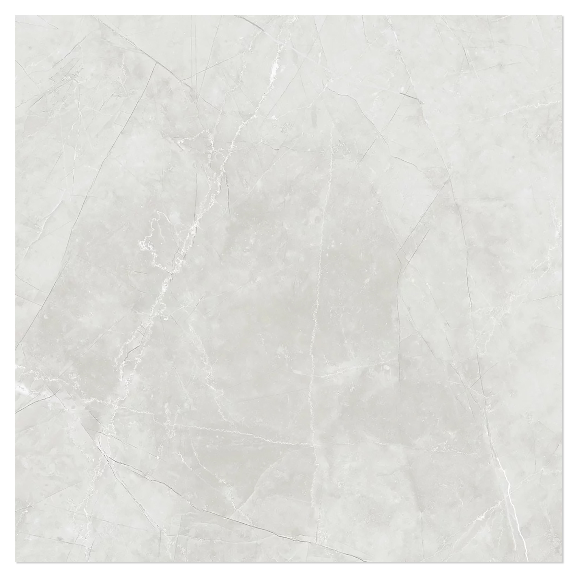 Marmor Klinker Miran Lysegrå Mat 100x100 cm