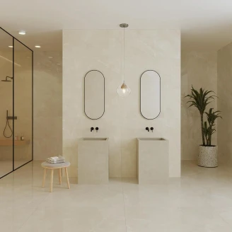 Marmor Klinker <strong>Miran</strong>  Elfenben Poleret 120x120 cm