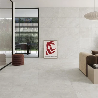 Marmor Klinker <strong>Miran</strong>  Lysegrå Poleret 120x120 cm