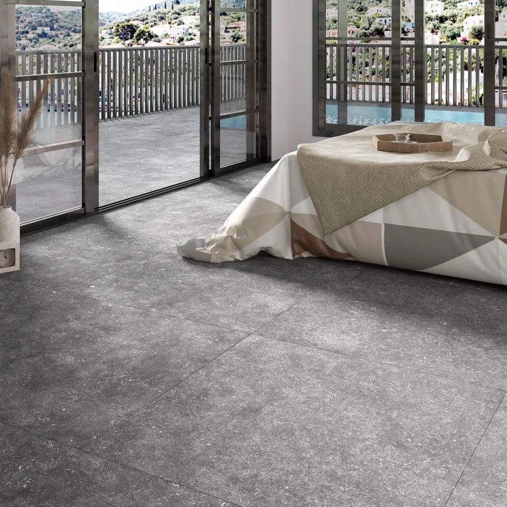 Klinker Lagra Mørkegrå Mat 60x60 cm