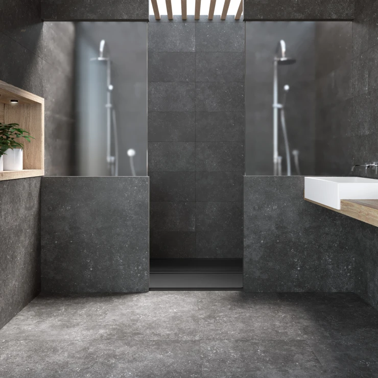 Klinker Lagra Mørkegrå Mat 60x120 cm